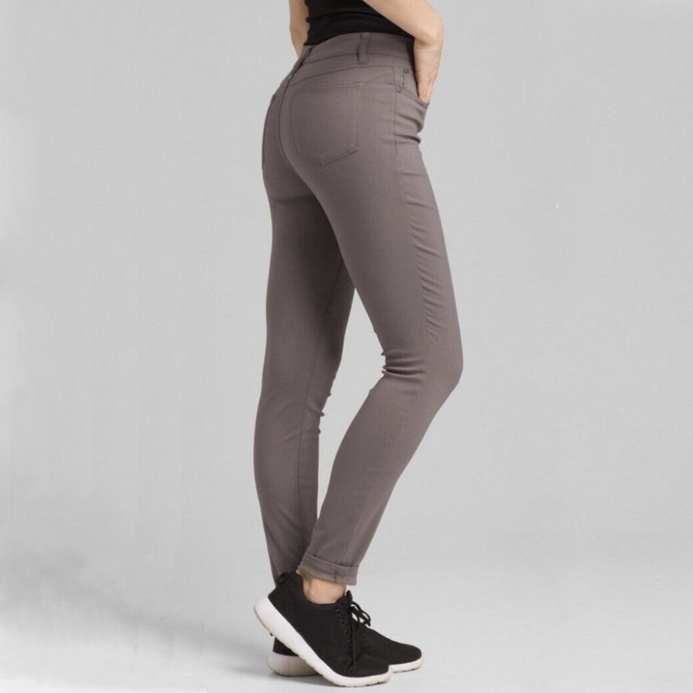 NWT prAna Briann Pant - Short Inseam 6 Moonrock Quick-Dry UPF 50+ - Picture 6 of 16